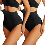 Avidlove Fajas Colombianas Shapewear Tummy Control Short Faja Body Shaper Compression Panties for Women (Black&Black, XX-Large)