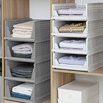 URBAN LUXY Collapsible Wardrobe (6PCS-Big, Grey)