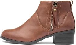 Lilley Maisy Womens Tan Ankle Boot - Size 6 UK - Brown