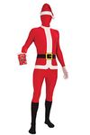 Bristol Novelty AC788 Santa Suit Disapearing Man Costume, White, 44-Inch