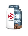 Dymatize Nutrition ISO100 Hydrolyzed Protein Powder, 100% Whey Isolate Protein, 25g of Protein, 5.5g BCAAs, Gluten Free, Fast Absorbing, Easy Digesting, Fudge Brownie, 5 Pound