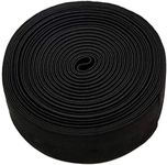 Black Elastic Band Spool Sewing Elastic Knitting Band Elastic Sewing Band (1.2 inch X 5.5 Yard)