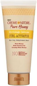 Creme of Nature Puro Miele Attivatore Ricci, Senza Solfati, con Cocco, Burro di Karité e miele, per Ricci Morbidi e Definiti, Colore Pure Honey, 310 ml