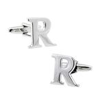 The Tie Hub Alphabet R Cufflinks For Mens Gift For Men