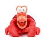 Disney Store Official Sebastian Medium Soft Toy, The Little Mermaid, 27cm/10”, Plush Stuffed Undersea Animal, Ariel's Friend Huggable Funny Crab Features Detailed Sculpting - Suitable for Ages 0+