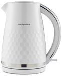 Morphy Richards Hive Kettle, 1.5L, Easy Fill System, Enhanced Waterspout, 3KW Rapid Boil, 360 Degree Base, Limescale Filter, Water Viewing Window, White, 108274