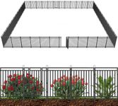 Decorative Garden Fence Metal Dog F