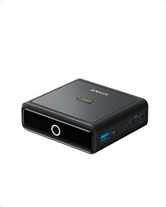 Anker Estación de carga para Anker Prime Powerbank, 100 W de potencia de carga rápida con 4 puertos, para MacBook Pro/Air Series, iPhone 14/13 Series, Galaxy, AirPods y más (batería externa se vende