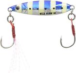 Major Craft JPSLOW-20 Lure, Metal Jig, Jigpara, Shore Throw Model, 0.7 oz (20 g), 30 Zebra Sardine