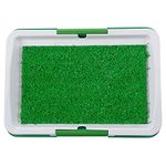 Mishrit Artificial Fake Grass Puppy Training Pads Dog Patio Potty Pet Potty Indoor Outdoor Toilet Pad Mat (Multi Color,Pack of 1)