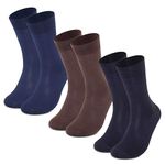Supersox Calf Length Formal Office Socks for Man | Combed Cotton | Breathable, Moisture Absorbent & Anti-Odor | Pack of 3