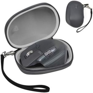 Comecase Sleek, Shockproof Hard Case for Logitech MX Master 4/ MX Master 3S/ 3/ 2S Wireless Mouse – Portable, Travel-Ready, Lightweight Organizer Bag to Keep Your Bluetooth Mouse Safe Anywhere - Grey