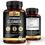 GYMNEX Natural Colon Cleanser Stomach Detox and Cleanse Supplement for Enhanced Fat Absorption and Improved Bile Flow and gut health| probiotics For Constipation, Acidity, bloating ,Gas And Indigestion Stomach 60 capsule (pack of 2)