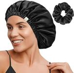 YANIBEST Satin Bonnet Silk Bonnet Hair Bonnet for Sleeping Hair Bonnets for Women Curly Natural Hair