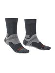 Bridgedale Men's Hike All Season Merino Endurance Socks, Gunmetal, XL UK