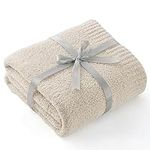 Bedsure Super Soft Knit Throw Blank