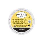 Twinings Earl Grey K-Cups for Keurig | Caffeinated Black Tea Enhanced with Bergamot Citrus | 12 Count (Pack of 6) | Enjoy Hot or Iced