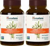 Himalaya LiverCare Herbal Supplement, Liver Cleanse Formula, Liver Support, Bile Production, Eliminates Waste, Vegan, Non-GMO, Herbal Blend Formula, 375 mg, 180 Capsules, 2 Pack, 180 Day Supply