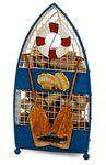 Rowboat Cork Holder Cork Collector Cork Caddy Displays And Stores Wine Corks by Picnic Plus (Rowboat)