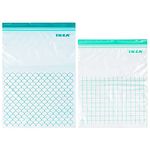 ZigZag Trading Ltd IKEA ISTAD - Plastic bag Turquoise/light turquoise 30 pack