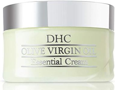 DHC Olive Virgin Oil Essential Cream, Moisturizer, Hydrating, Promotes Skin Elasticity, Radiant, Fragrance and Colorant Free, Ideal for All Skin Types, 1.7 oz. Net wt.