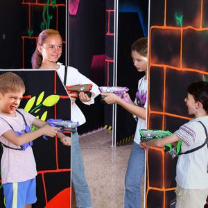 TINOTEEN Laser Tag Set for 4 Players – Interactive Game Kit