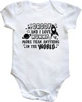 Hippowarehouse My Daddy and I Love Mummy More Than Anything in The World Baby Vest Bodysuit (Short Sleeve) Boys Girls White