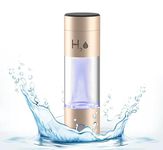 H2YOUNG High Concentration 3000/5000ppb Hydrogen Water Bottle Generator, Aluminum Alloy Body, SPE/PEM Dual Chamber Electrolysis Module, American Dupont N117 ion Membrane and Platinum/Titanium Plates.