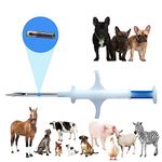 Manruta Animal ID Microchip Universal Standard for Dogs Cats Horse Goat Sheep Cow Identification and Registration Online 20 Pack (2.12X12 mm)