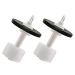 Jaset Innovations Magnetic Float Sensor Switch (Liquid Level Sensor for Water Level Controller) - Normally Open Type (Color-White) - Set of 2 Pieces