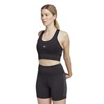 adidas Women's Running Medium Support Pocket Bra, Black, XX-Small D