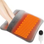 KADORVA Electric Foot Warmer Fast Heating Extra Large Pad with 9 Settings for Men and Women with Cold feet, Remote Control Double-Side Feet Heating, Perfect Relaxation Gift for Women (KA23602)