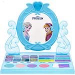 Disney Frozen Kids Makeup Set with Built-in Light & Music | Makeup Kit with Lip Gloss, Shimmers & More | Birthday Gifts for Ages 3+ by Townley Girl