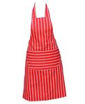 Discounted Cleaning Supplies Kitchen Chef Apron for Men & Women - Butchers Apron for Men - Men’s Apron for Cooking - Professional Chefs Apron Double Pockets – BBQ School Cooking Apron - Cotton (Red)