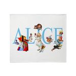 CafePress ALICE & FRIENDS Throw Blanket Super Soft Fleece Plush Throw Blanket, 60"x50"