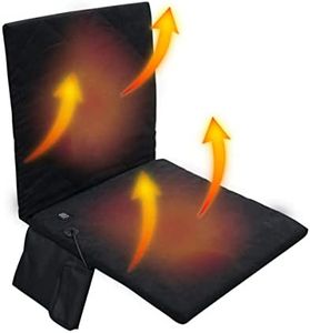 Heated Stadium Seats,Portable Heated Stadium Seats for with Back Support for Sports Events,Outing,Camping