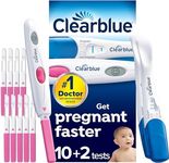 Clearblue Ovulation Tests & Clearblue Pregnancy Tests - Trying For A Baby Kit. Proven To Help You Get Pregnant. 10 Digital Ovulation Tests And 2 Ultra Early Pregnancy Tests, Packaging May Vary