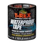 T-Rex 285987 Ferociously Strong Waterproof Tape, 4 Inch Wide, Black