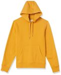 Amazon Essentials Men's Hooded Fleece Sweatshirt (Available in Big & Tall), Gold, XXL