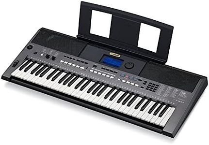 Yamaha PSR-I400 61-Key Portable Keyboard, Metallic Dark Grey