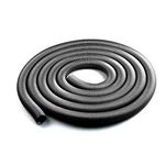 QOTSTEOS Vacuum Cleaner Hose, 2.5M EVA Flexible Vacuum Cleaner Hose Pipe Universal Wet & Dry Extra Long Hose for Industrial Vacuum Cleaner(Black)