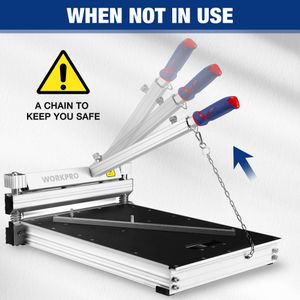 WORKPRO Laminate Floor Cutter – 340mm Manual Flooring Tool