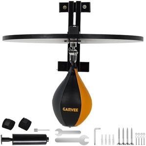 Garvee Speed Bag Platform Kit with Adjustable Mount 360 Degree Swivel and Includes Speed Bag Air Pump for Boxing Training and Home Gym Workout