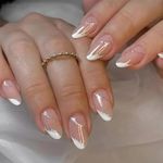 Gush Beauty Nailed It | Reusable Luxury Press On Nails With Application Kit | (Star Dust - Medium Almond)