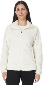 THE NORTH FACE Women’s Osito Fleece Full Zip Jacket (Standard and Plus Size), White Dune, Small