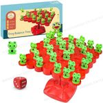 MANAKI ENTERPRISE Frog Board Game|Learning Toys for 2+ Year Old|Frog Balance Game Toys,Two-Player Balance Game|for Kids & Family, 2-4 Players, Ages 6 and Above