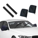 EcoNour Car Side Mirror Snow Cover 1-Pack | Windshield Wiper Covers for Winter | Fits for Most Cars, SUV's, Vans, and Trucks | Car Mirror Cover and Wiper Blade Covers