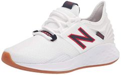 New Balance Women's Fresh Foam ROAV V1 Sneaker, Nb White/Pigment, 5 Wide