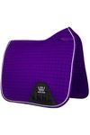 Woof Wear Dressage Saddle Cloth - Ultra Violet - Anatomic shaping with high wither design - Girth strap separation loops