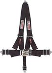 G-Force 6020BK Black 4-Point Pull-Down Latch and Link V-Type Harness Set